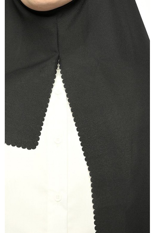 Sarita Pasmina Instan Lasercut Black